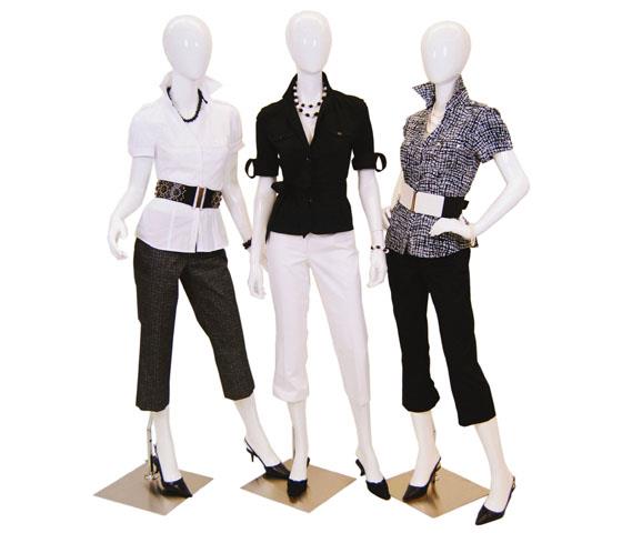 Female Mannequins with Heads