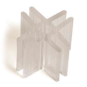 Lexan 4-Way Clear Clips  American Hanger & Fixture