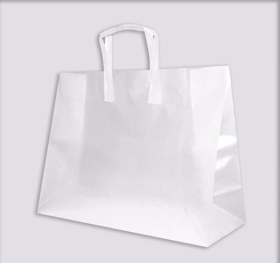Plastic Shopping Bags with Handles American Hanger & Fixture