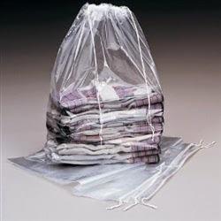 Standard Size Clear Draw String Bag | American Hanger & Fixture