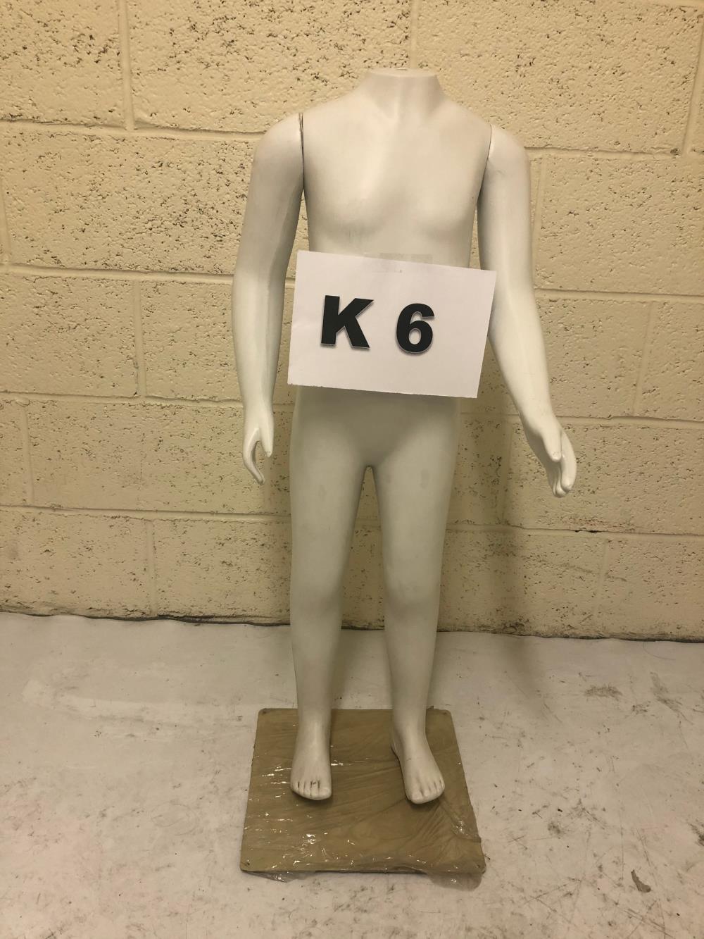 Childrens Plastic Headless Mannequin American Hanger & Fixture