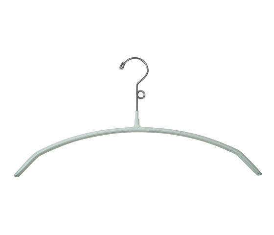 Metal Hangers - Metal Hanger - Non-Slip Hangers - White Vinyl Coated -  Hangers