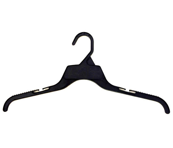 White Plastic Economy Hangers with Hang Bar