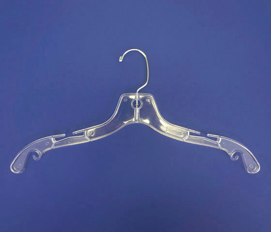 Heavyweight Clear Plastic Coat Hanger